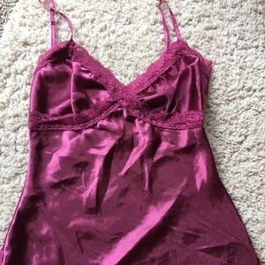 Purple lace cami
